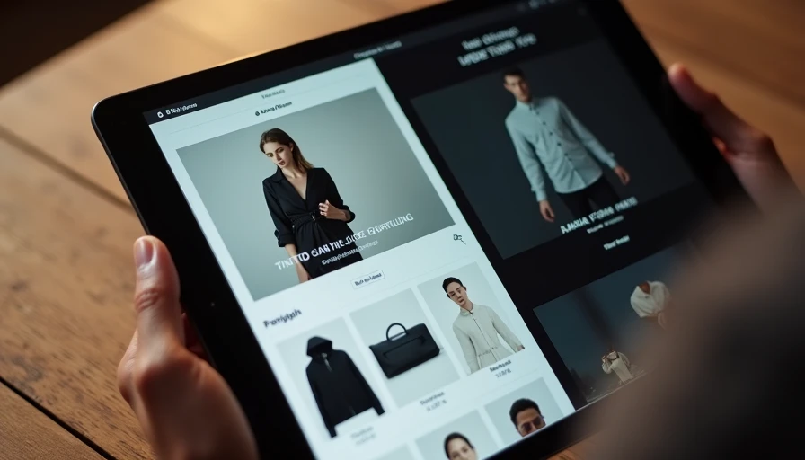 Split-screen tablet displaying a TikTok Shop live shopping session with real-time conversion metrics versus a static product page, illustrating the gap between viral attention and actual purchase behavior in fashion social commerce.