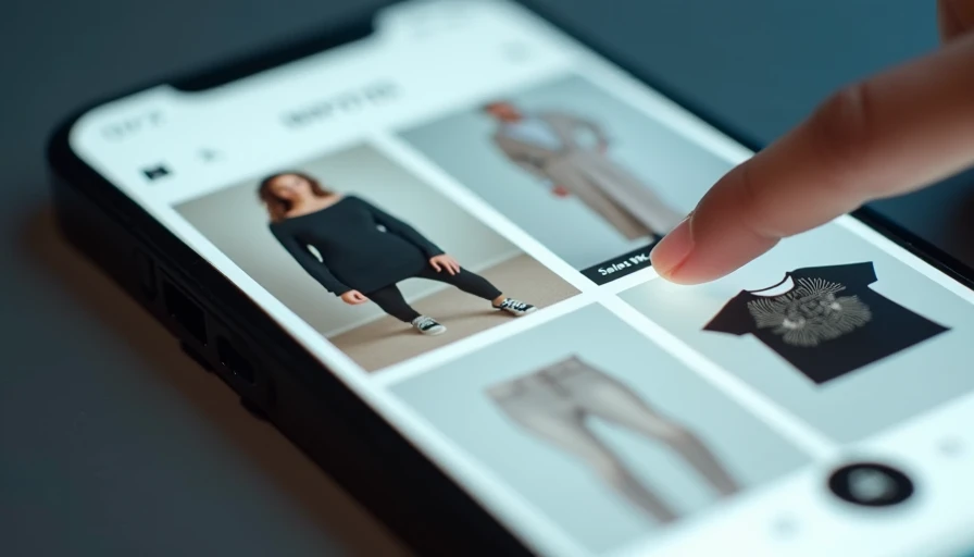 Smartphone displaying a creator-curated digital storefront with fashion products, illustrating how fashion creators are acting as retail buyers selecting SKUs for their audiences.