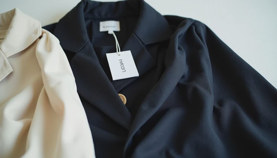 Private Label vs National Brand Apparel Comparison Private label apparel garment tag compared side by side with a national brand label, illustrating the shift toward store-owned brands as margin pressure builds in U.S. retail.