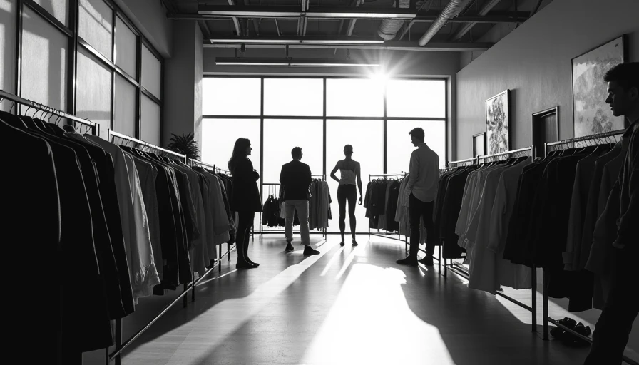 Illustration for US fashion retail updates