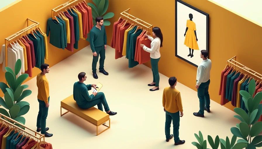 Visual context for clothing market trends