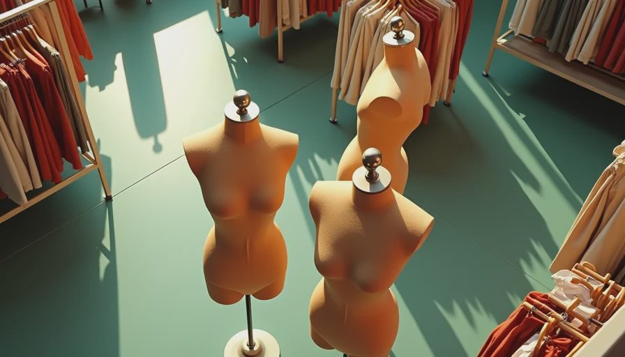 Visual context for mid-tier apparel brand market performance