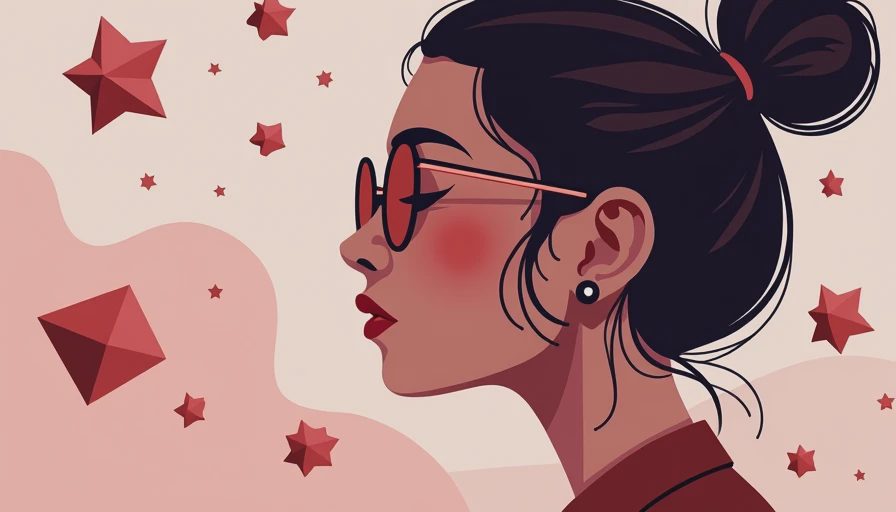 Illustration for youth cultural fashion trend impact on retail